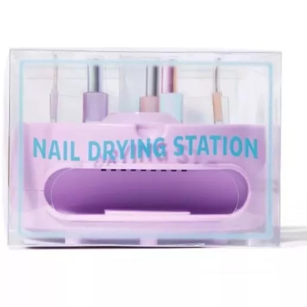 Target Bullseye's Playground Purple Nail Drying Station (NEW IN BOX)